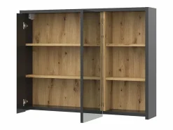 Vicco Armario con espejo para baño roble artesanal 100x18x75 viola Color natural claro Discount