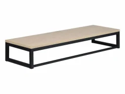 Mueble Perchero|Armario con estante de pared de madera y metal GRIF