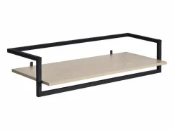 Armario con estante de pared de madera y metal Etan^ Discount