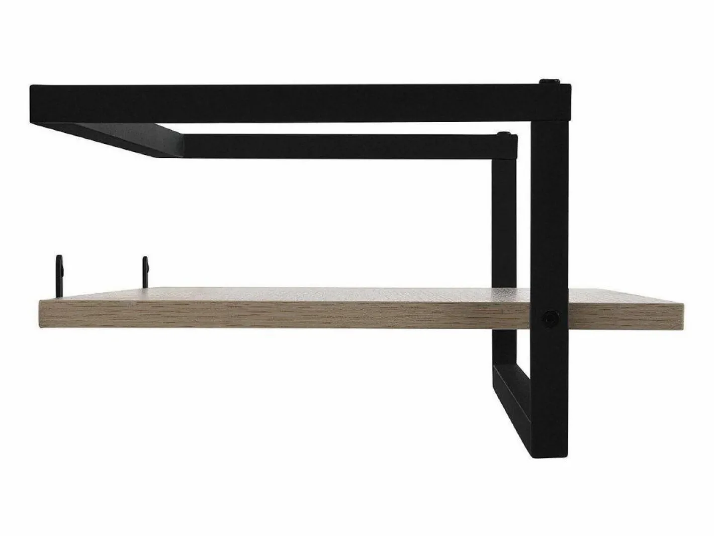 Armario con estante de pared de madera y metal Etan^ Discount