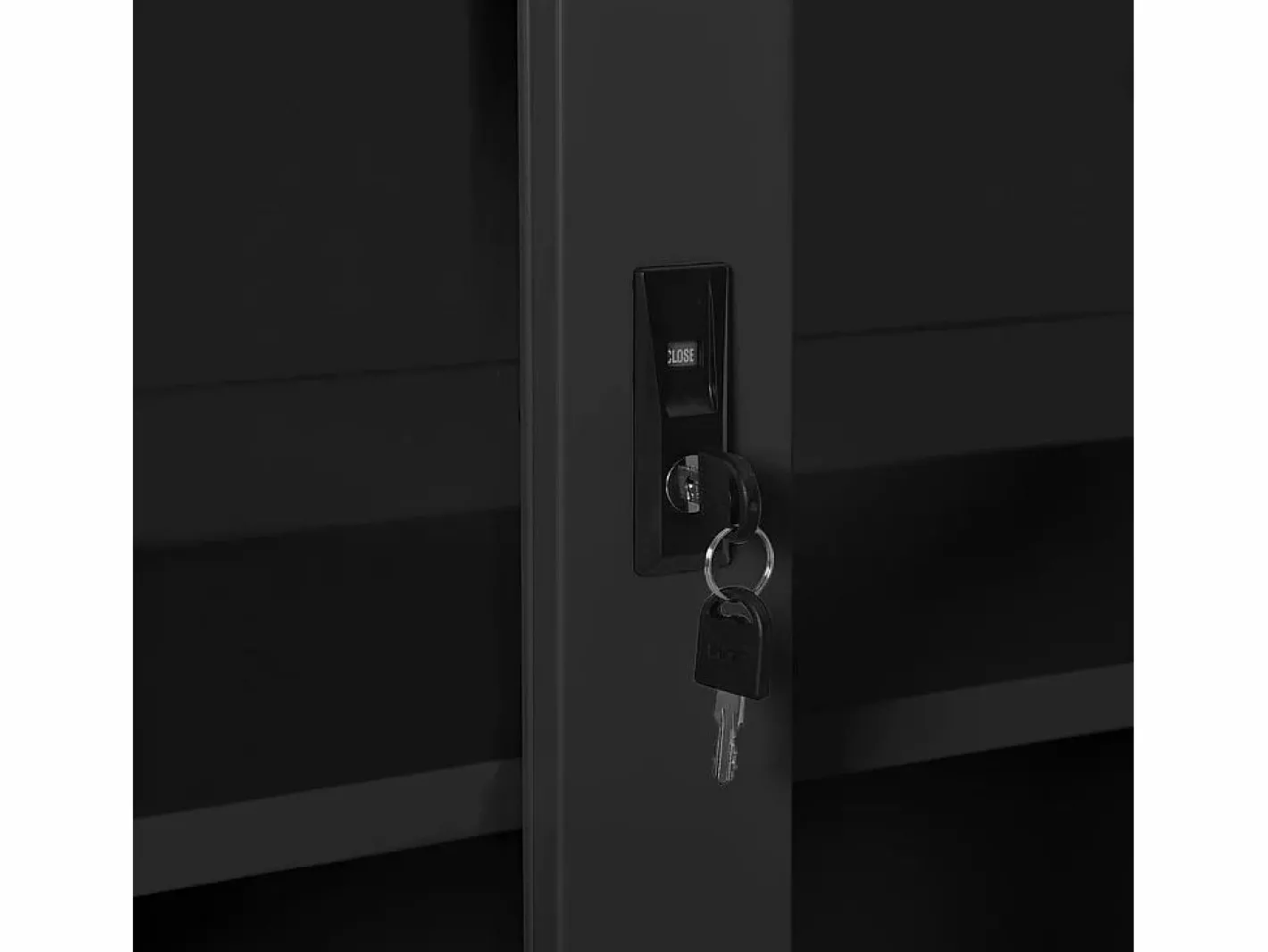 vidaxl Armario Oficina|Armario con puerta corredera acero antracita 90x40x90 cm