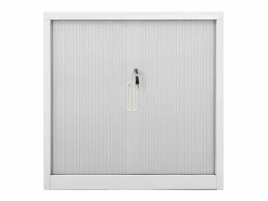 vidaxl Armario con puerta corredera acero 90x40x90 cm Gris Outlet