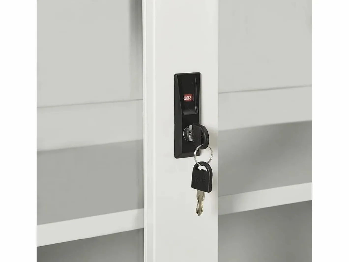 vidaxl Armario con puerta corredera claro acero 90x40x90 cm Gris Outlet