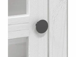 Clicnbuy Aparador|Armario con puertas de vidrio BODO madera maciza pino