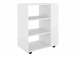 vidaxl Cajonera De Escritorio|Armario con ruedas de madera contrachapada 60x35x75 cm