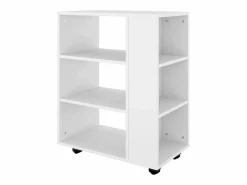 vidaxl Cajonera De Escritorio|Armario con ruedas de madera contrachapada 60x35x75 cm