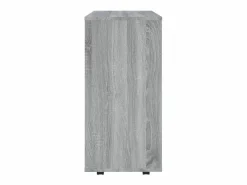 vidaxl Armario con ruedas madera contrachapada Sonoma 60x35x75 cm Gris Discount