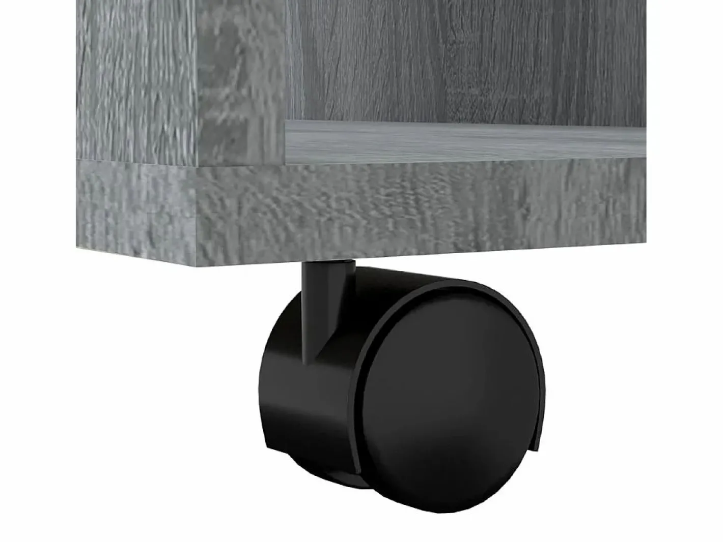 vidaxl Armario con ruedas madera contrachapada Sonoma 60x35x75 cm Gris Discount