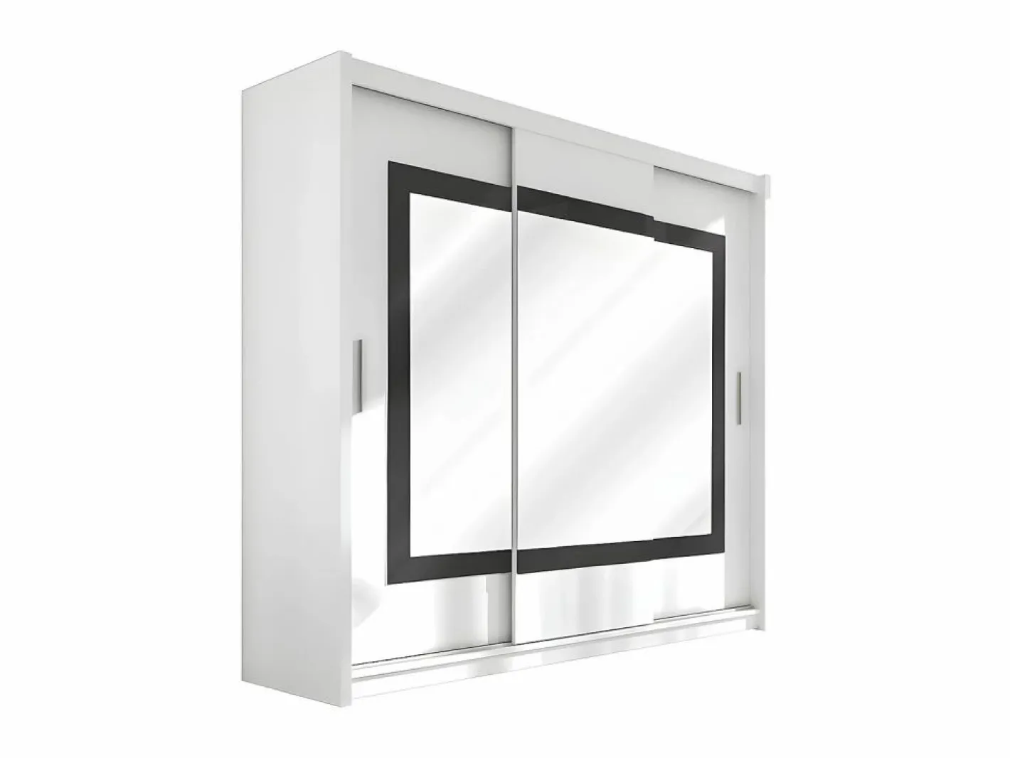 Armario corredero AUTLAN de 3 puertas con espejo, ancho 250 cm, color^Vente-unique Discount