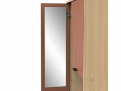 Calicosy Columna De Baño|Armario de 4 puertas y 1 cajón con espejo H201,5 cm - ELISA