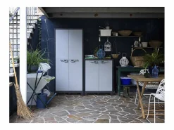 Keter Armario de almacenaje con estantes Titan negro y gris 182 cm Multicolor Discount