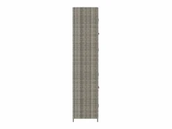 vidaxl Armario de almacenaje de jardín ratán PE 59x40x180 cm Gris Clearance