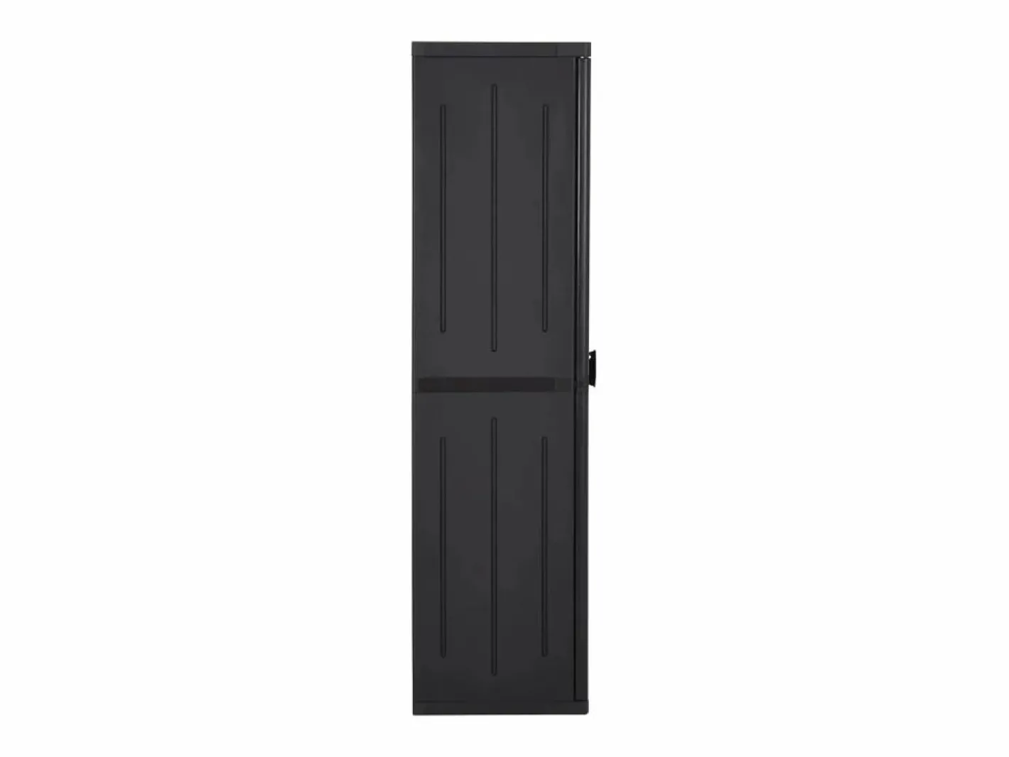 Armario de almacenaje de jardín ratán PP 65x45x172 cm ES229068^ Sale