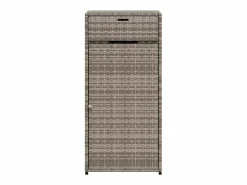 vidaxl Baúl De Jardín|Armario de almacenaje de jardín ratán PE 55x55x111 cm