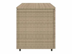 vidaxl Armario de almacenaje de jardín ratán PE 110x55x60,5 cm Beige Sale