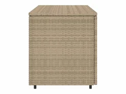vidaxl Armario de almacenaje de jardín ratán PE 110x55x60,5 cm Beige Sale