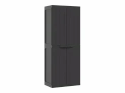 Armario de almacenaje exterior PP 65x37x165 cm ES119746^ Hot