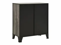 vidaxl Armario de almacenaje metal y MDF 72x36x82 cm Gris Hot