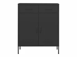vidaxl Armario de almacenamiento 80x35x101,5 cm acero Gris antracita
