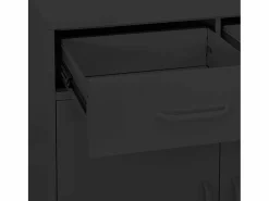 vidaxl Armario de almacenamiento 80x35x101,5 cm acero Gris antracita