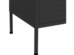 vidaxl Armario de almacenamiento 80x35x101,5 cm acero Gris antracita