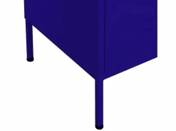 vidaxl Armario de almacenamiento acero marino 80x35x101,5 cm Azul Discount