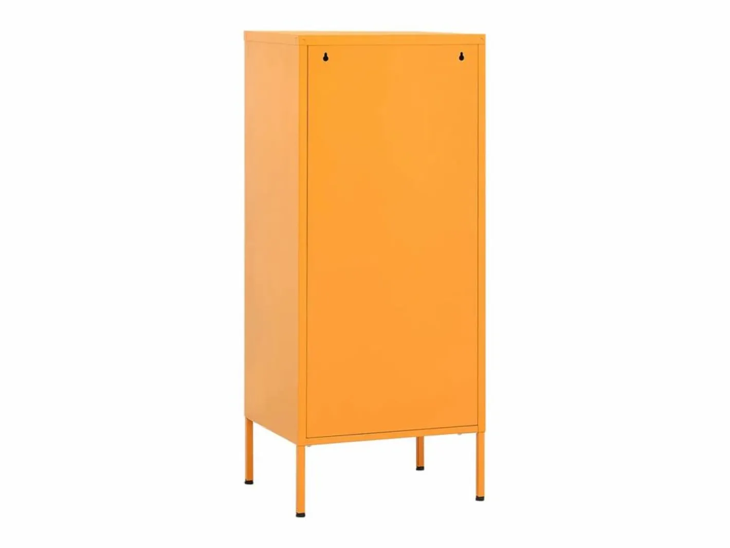 vidaxl Cajonera De Escritorio|Armario de almacenamiento acero mostaza 42,5x35x101,5 cm