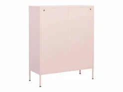 vidaxl Armario de almacenamiento acero 80x35x101,5 cm Rosa Sale
