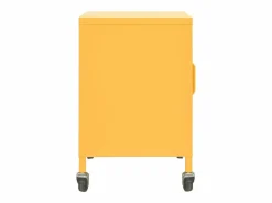 vidaxl Cajonera De Escritorio|Armario de almacenamiento acero mostaza 60x35x56 cm