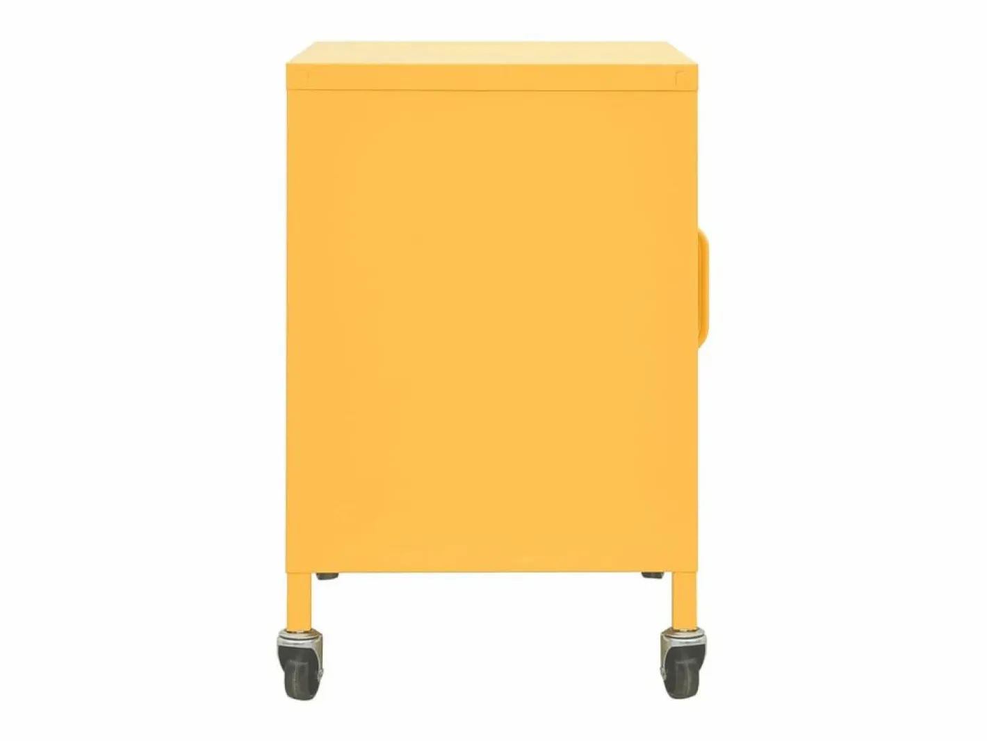 vidaxl Cajonera De Escritorio|Armario de almacenamiento acero mostaza 60x35x56 cm