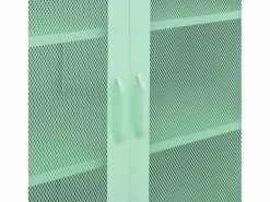 vidaxl Cajonera De Escritorio|Armario de almacenamiento acero mint 80x35x101,5 cm