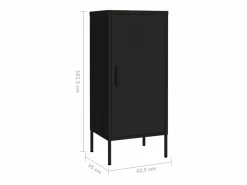 Armario de almacenamiento acero 42,5x35x101,5 cm^vidaxl New
