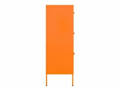 vidaxl Armario de almacenamiento acero 80x35x101,5 cm Naranja Hot