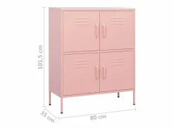 Armario de almacenamiento acero 80x35x101,5 cm^vidaxl New