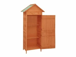 Armario de almacenamiento para jardín marrón 42,5x64x190 cm^vidaxl Sale