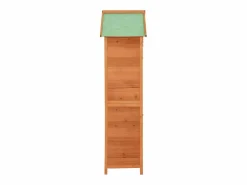Armario de almacenamiento para jardín marrón 42,5x64x190 cm^vidaxl Sale