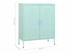 vidaxl Armario de almacenamiento acero mint 80x35x101,5 cm Verde Sale