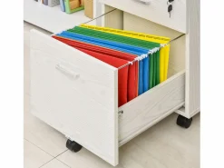 Vinsetto Armario de archivador móvil 40x45x55.6 cm Blanco Discount