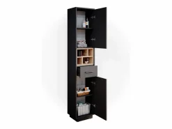 Vicco Columna De Baño|Armario de baño antracita 38x30x190 beatrice