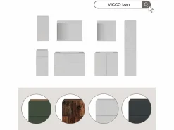 Armario de baño 36.6x33.2x171.6 izan^Vicco New