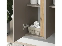 Vicco Mueble De Pared Para Baño|Armario de baño cachemira 35x32x120 edelin