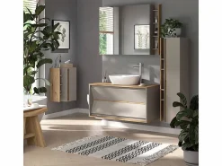Vicco Mueble De Pared Para Baño|Armario de baño cachemira 35x32x120 edelin