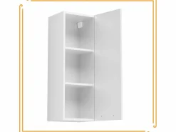 Columna De Baño|Armario de baño colgante de 30 cm con estantes estrechos y cerrados en color .