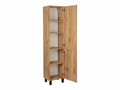 Armario de baño Columna alta de pie 40 cm Roble Wotan Sol^ Best