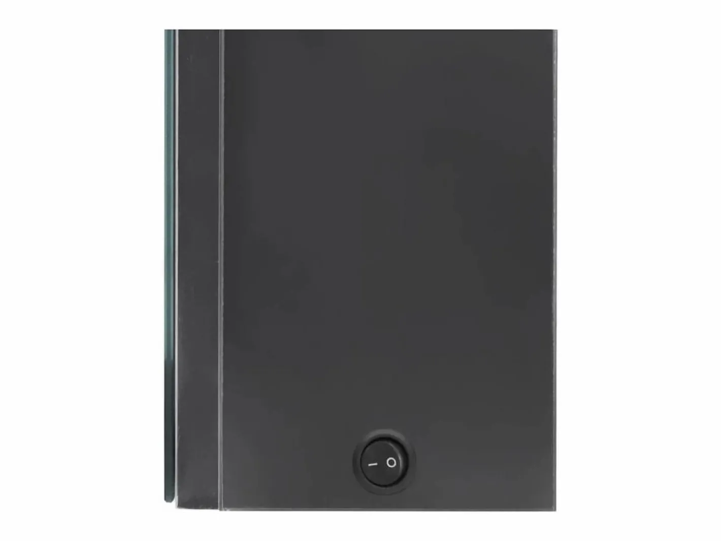 vidaxl Armario de baño con espejo y LED 80x12x68 cm Gris Outlet
