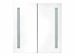 Armario de baño con espejo y LED y roble 62x14x60 cm^vidaxl Discount