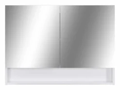 vidaxl Mueble De Pared Para Baño|Armario de baño con espejo MDF 80x15x60 cm