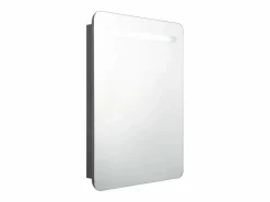 Armario de baño con espejo y LED 60x11x80 cm^vidaxl Clearance