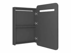 Armario de baño con espejo y LED 60x11x80 cm^vidaxl Clearance