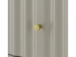 Mueble De Lavabo|Armario de baño de cachemira para lavabo de 80 cm con frentes ranurados Aqua